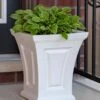 Cambridge Tall Planter, 18" Height 1 Cambridge Tall Planter, 18" Height -Gardener's supply company 8613523 10V cambridge tall planter 18 inches