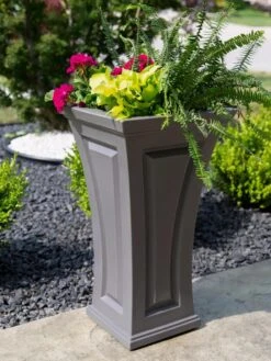 Cambridge Tall Planter, 28" Height -Gardener's supply company 8613524 08V