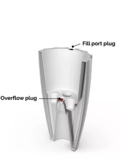 Sedona Tall Planter, 28" Height -Gardener's supply company 8613525 08V