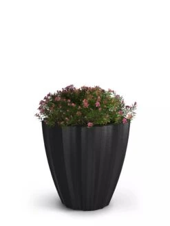 Sedona Round Planter, 18" Diameter 12 Sedona Round Planter, 18" Diameter -Gardener's supply company 8613526 02V