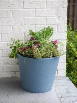 Self-Watering FiberStone Planters -Gardener's supply company 8613675 8661 self watering fiber clay pot 17 inches