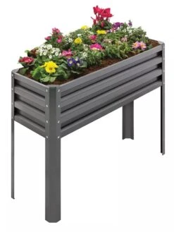 Metal Double Height Raised Garden Bed 10 Metal Double Height Raised Garden Bed -Gardener's supply company 8613688 01V 3 4