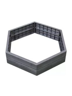 Modular Hexagon Raised Bed Kit, 21.5" -Gardener's supply company 8614244 02V 3 4 modular hexagon raised bed kit 21 inches