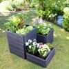 Modular Rectangular Raised Bed Kit -Gardener's supply company 8614248 01V modular rectangular raised bed kit