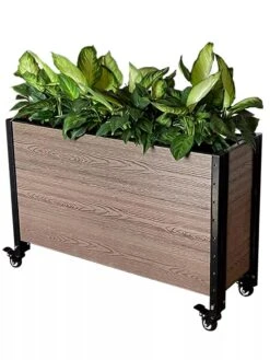 Mobile Deep Trough Planter 9 Mobile Deep Trough Planter -Gardener's supply company 8614263 02V