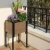 Mobile Elevated Corner Planter 1 Mobile Elevated Corner Planter -Gardener's supply company 8614267 04V mobile elevated corner planter