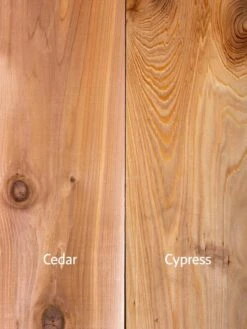 Self-Watering Eco-Stained Elevated Planter Box, 2' X 8' -Gardener's supply company L Cedar R Cypress 0016 tif 7